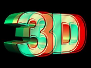 HIGH QUALITY!!! 3D VIDEO 3 (red and cyan) Blue Glasses