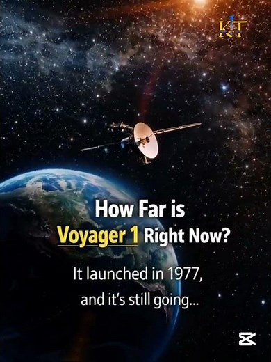 What Is the Distance of Voyager 1 from Earth Right Now & How Far Has It Traveled into Space? #univ