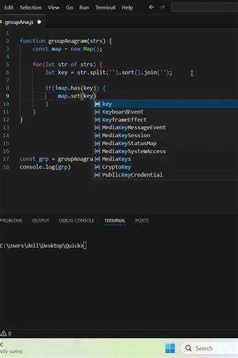 How to Group Anagrams problem in JavaScript #coding #codingtips #javascript #codingtips