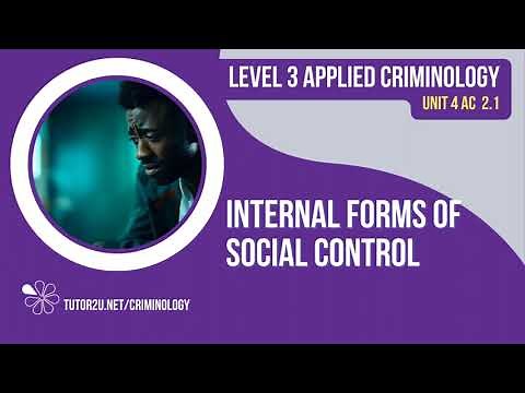 Internal Forms of Social Control | WJEC Criminology | Unit 4 | AC 2.1 Revision