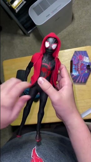 UNBOXING MILES MORALES SPIDERVERSE HOT TOY…🔥 #Spiderman