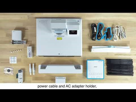 Epson EB-1485Fi Projector Installation Guide #2 - What’s in the Box