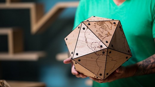 Watch the Making of the Dymaxion Globe: A 3‑D Rendering of Buckminster Fuller’s Revolutionary Map