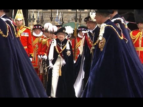 Royal Family attend Order of the Garter service