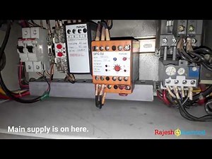 over current protection motor | spg_d2 | phase failure relay | how to protect motor from current