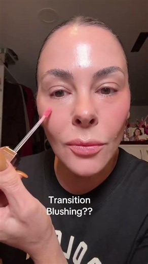 Transition Blushing?! ✨ Blush + Corrector Hack from Patrick TA #beautyover40 #foundation