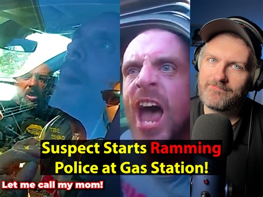 Suspect Starts Ramming Police at Gas Station This original video was produced by Network Media, LLC and Jason J. | Imperfect Crimes
