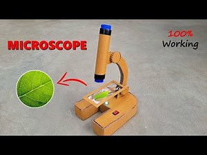 How to make Microscope with cardboard | Science project 2025
