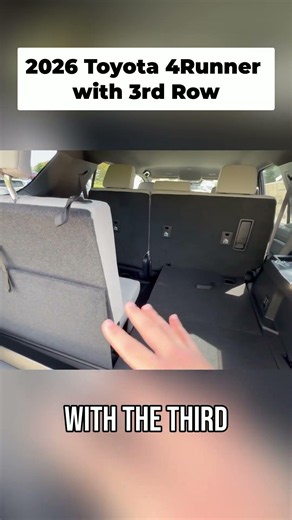 Toyota 4Runner Third Row: Space & Seating Explained