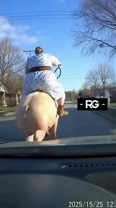 Large Woman Riding A Large Pig Down The Road! 🐷 | Ron Gives