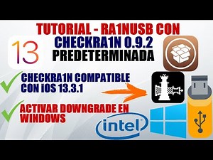 TUTORIAL - Ra1nUSB Con Checkra1n 0.9.2 - 0.9.7 Compatible con iOS 13.3.1 y activar downgrade