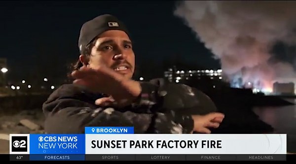 Fire causes major damage to Brooklyn warehouse