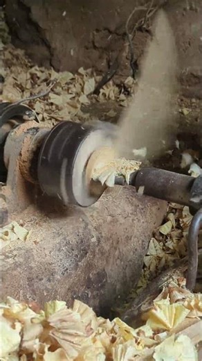 Carving Wooden Spoon on Lathe Professionally | Manufacturing Movements #shorts