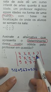 Matrizes e Determinantes em Concursos Públicos | Prof Pipi Matemática