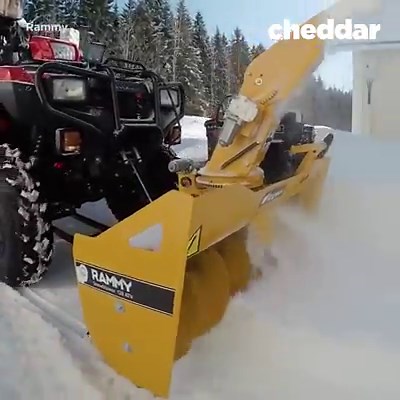 306K views · 1.1K reactions | Turn your ATV into a snow blower. ❄️ | Cheddar Gadgets | Facebook