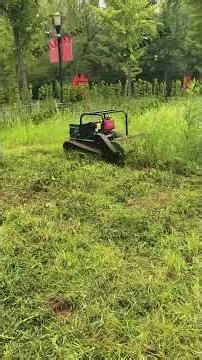 Guyuan Brand Diesel Powered Tracked Flail Mower Heavy Duty Brush Clearing on Rough Terrain