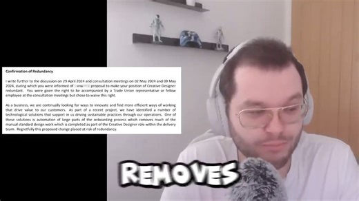 267K views · 3.8K reactions | "A design that would take me 30 minutes now takes AI 30 seconds. It puts me out of a job..." Automation taking jobs makes the perfect case for basic income & AI dividends. | UBI Works | Facebook