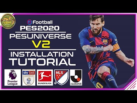PES 2020 | PESUniverse Option File V2 Installation Tutorial