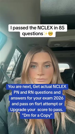 You are next, Get actual NCLEX PN and RN questions and answers for your exam 2026 and pass on fisrt attempt or Upgrade your score to pass.