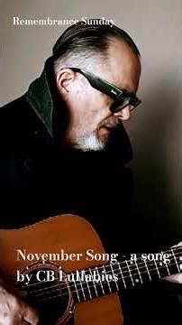November Song for Remembrance Sunday... #singersongwriter #originalsong #poppyday
