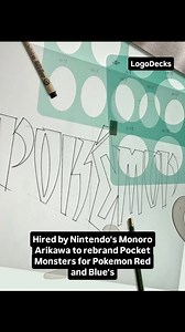 In 1998, Seattle designer, Chris Maple crafted the icon Pokemon logo in just one month. #anatomyoflogos | Logo Decks