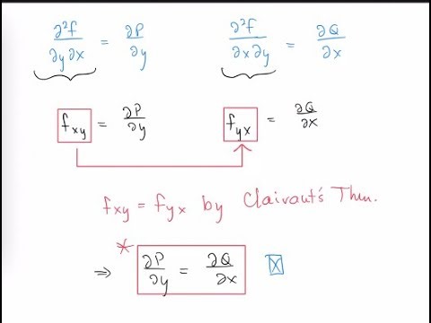Test to Determine if Vector Field is Conservative