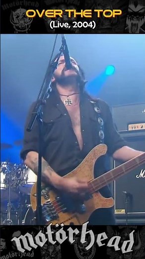 Motorhead - Over The Top (Live, 2004) #lemmy #motorhead #rocknroll #heavymetal