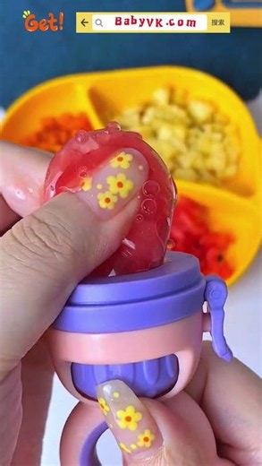 Baby Food Feeder Pacifier: Introduce Fruits While Relieving Teething Pain #BabyFeeding
