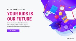 Future education kids - Website Design by Nicepage