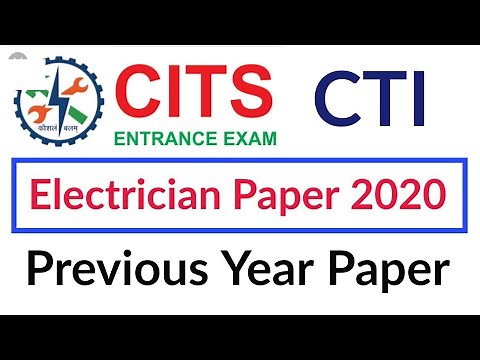 CTI /CITS Entrance Previous Year Paper | CTI Question Paper 2020
