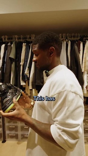 U aint got these! Here’s a closer look at some 1 of 1 Jordan’s I had made for my Super Bowl performance. I love fashion so getting to collaborate on something like this for such a special moment was incredible. | Usher