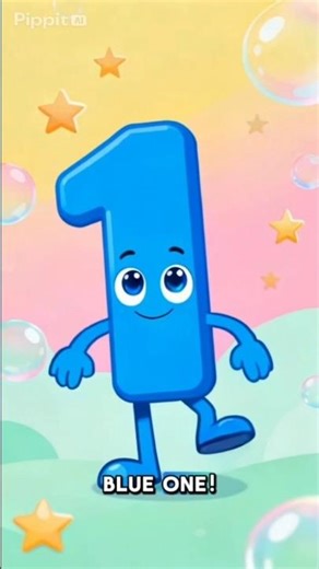 Number Colors Song 🔵🟢 | Blue & Green 1–10 | Fun Counting Shorts