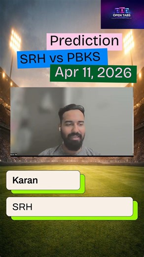 SRH vs PBKS Winner Prediction ⚡ Today’s Match Call