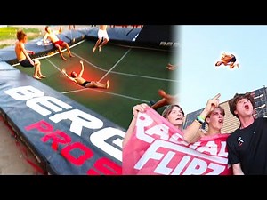 TRAMPOLINE WORLD RECORD - 9 Flips On A Trampoline