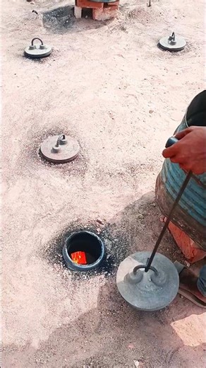 Coal Fire Brick Kiln 🔥 | Traditional Brick Making #shorts