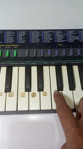 ll VINTAGE ll keyboard casio SA-20 100 sound tone bank