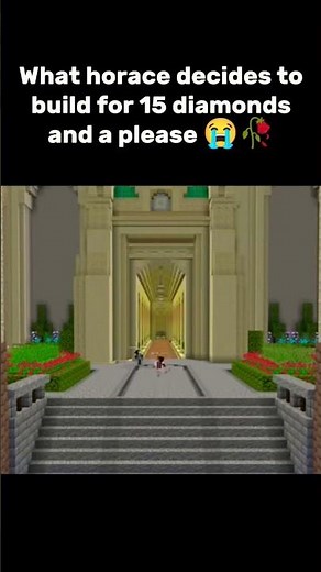 Horace IS the goat of building ✌️🥹 Minecraft Unstable Smp #shorts #memes