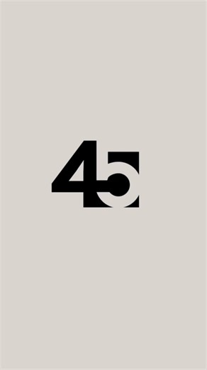 Design Wala on Instagram: "Minimalist Numeric Logo Design | 45 Monogram in Adobe Illustrator Here’s a striking typographic logo concept that fuses the numbers 4 and 5 into a seamless, monogram-style composition. Designed with clean geometry and smart alignment, this design creates visual harmony while maintaining clarity and balance. It’s a bold example of how numbers can become artistic design elements beyond just digits. Created entirely in Adobe Illustrator, this design emphasizes simplicity,