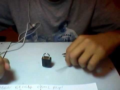 How to pick a small lock
