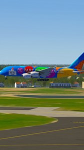 16K views · 499 reactions | Emirates Expo Airbus A380 Aircraft Landing | PJ Daddy | Facebook