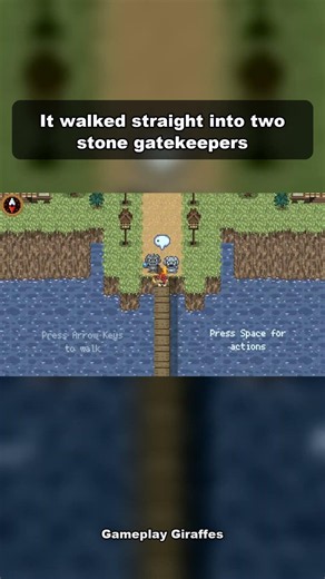 I made an AI play a Google Doodle game — it got lectured by statues #shorts