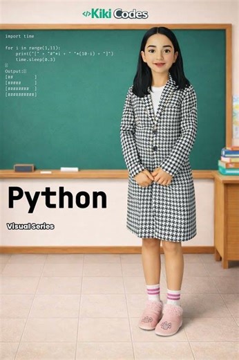 “Ye loading animation Python me bana sakte ho 😍”