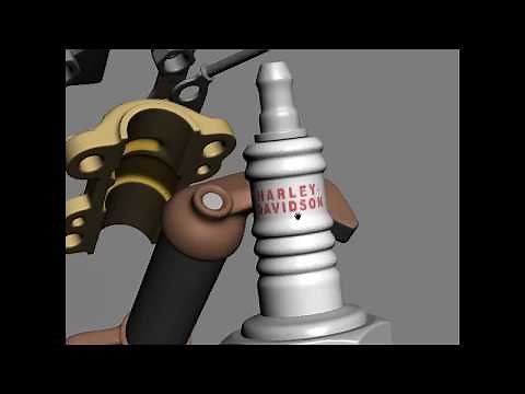 Harley-Davidson 1948 Panhead Exploded view walk around...