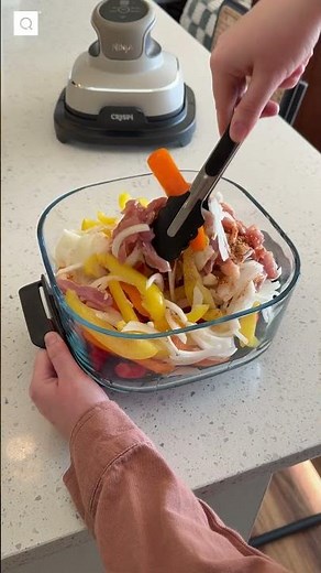 Easy Fajitas with Ninja Crispi Portable Glass Air Fryer | How To with QVC