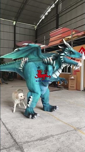 🔥 Lifelike Animatronic Dragon in Action! 🐉 | Realistic Movements & Roaring Sounds!