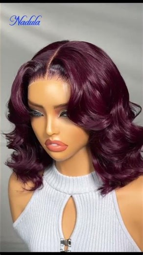 ✨ Serving major cherry black energy! 🍒 The shine is unreal! 💁‍♀️ #nadula #hairtransformation #shorts