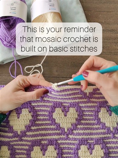Mastering Mosaic Crochet with Basic Stitches