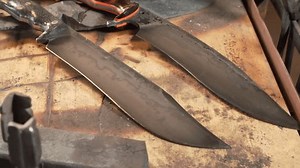 Closeup Sharp Knives On Wood Stump Stock Footage Video (100% Royalty-free) 1099997349 | Shutterstock