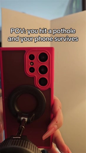 Upgraded magnetic car phone holder designed to keep your phone secure while driving. Features strong vacuum suction, one-click locking, and full 360° rotation for easy viewing at any angle. Stays firmly in place on smooth surfaces, making hands-free navigation and calls safer and more convenient. #CarAccessories #MagneticPhoneMount #TikTokShopFinds #CarUpgrade #HandsFreeDriving