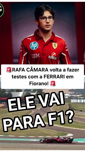 RAFA CÂMARA testa FERRARI SF-25